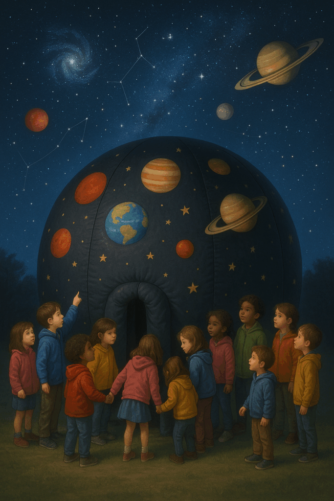 Atelier séance de planétarium pour les 3 à 6 ans Atelier séance de planétarium pour les 3 à 6 ans